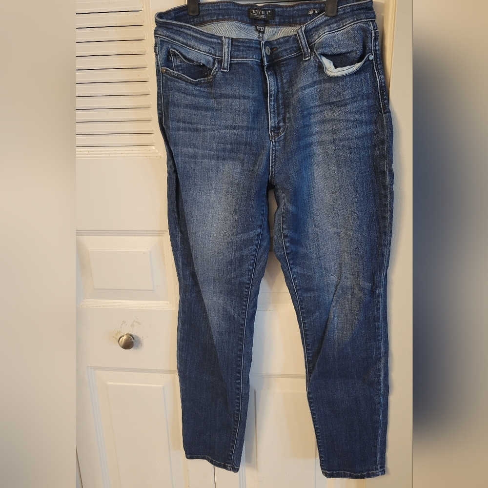Judy Blue Women's Slim Fit Jeans - Dark Blue
